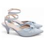 Imagem de Sapato Scarpin Feminino Azul Salto Fino 6cm 690C