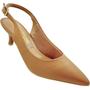 Imagem de Sapato Scarpin Feminino Casual Social Bico Fino Salto Baixo Vizzano 1122.806