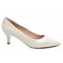 Imagem de Sapato Scarpin Feminino Off White Salto Fino Baixo 1595-00B