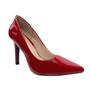 Imagem de Sapato Scarpin Feminino Verniz Salto Alto Fino Confortável