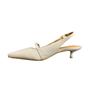 Imagem de Sapato Scarpin Feminino Vizzano Slingback Salto Baixo