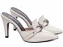 Imagem de Sapato Scarpin Mule Salto Alto Fino Off White Torricella AVS 67055C