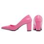 Imagem de Sapato Scarpin Rosa Salto Grosso 8cm 8000-02P_AR