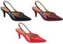 Imagem de Sapato Scarpin Slingback Verniz Salto Médio Vizzano - 11851124