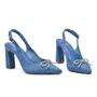 Imagem de Sapato Scarpin Via Marte Jeans Salto Bloco Slingback 23-11705