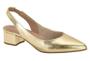 Imagem de Sapato Slingback Bico Fino Metalizado Beira Rio 4182.220