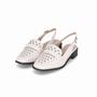 Imagem de Sapato Slingback Giovanna Salto Baixo Off White