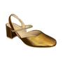 Imagem de Sapato Slingback Salto Bloco Strass Festa Social Ramarim