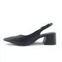 Imagem de Sapato Slingback Usaflex AK0202 Salto Bloco em Couro