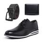 Imagem de Sapato Social Casual Masculino Oxford Premium + Carteira + Cinto