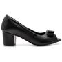 Imagem de Sapato Social Feminino Peep Toe Work Preto