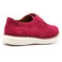 Imagem de Sapato Social Feminino Top Franca Shoes Oxford Camurça Fuscia