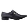 Imagem de Sapato Social Jota Pe Air Bag Couro 13149 Masculino Preto