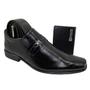 Imagem de Sapato Social Kit 3 Em 1 Franshoes Fivela FB2603 - Preto