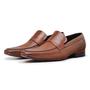 Imagem de Sapato Social Loafer em Couro Cor Caramelo Sapato Social Slip On