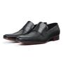 Imagem de Sapato Social Loafer em Couro Cor Preto Sapato Social Slip On