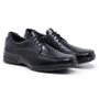 Imagem de Sapato Social Masculino Cadarço Footwear Confort Em Couro Com Carteira, Relógio E Cinto