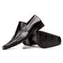 Imagem de Sapato Social Masculino Calce Fácil Bico Quadrado Costura Reforçada
