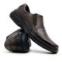 Imagem de Sapato Social Masculino Clássico Couro Ortopédico Confort Solado Costurado Qualidade Durabilidade