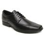 Imagem de Sapato Social Masculino Em Couro Italiano Confortável Bico Quadrado Macio Formal Elegante