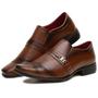 Imagem de Sapato social masculino kit com 3 pares modelos diferentes