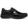 Imagem de Sapato social  Masculino Liso Casual confortável estilo Kit com Carteira e cinto- SL303