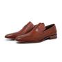 Imagem de Sapato Social Masculino Loafer Paulo Vieira - 122 - Caramelo