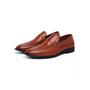 Imagem de Sapato social masculino mocassim casual de couro legitimo slip on confortavel 38 ao 45