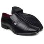 Imagem de Sapato social masculino preto e marrom kit 2 pares sollano original