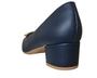 Imagem de Sapato usaflex al4502 médio conforto em couro azul marinho