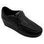 Imagem de Sapato Usaflex Anabela Mocassim com Ziper Ideal Uniforme