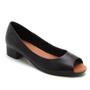 Imagem de Sapato UsaFlex Comfort Peep Toe Preto