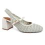 Imagem de Sapato valentina salto bloco 440005 (50) - off white