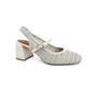 Imagem de Sapato Valentina Salto Bloco 440005 Off White