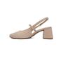 Imagem de Sapato Via Marte Slingback Scarpin Feminino 050-006 Creme