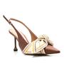 Imagem de Sapato Vicenza SlingBack Salto Alto Marrom