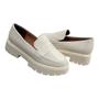 Imagem de Sapato Vizzano 1413.101 Mocassim Oxford Casual Salto Tratorado Feminino