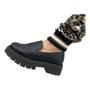 Imagem de Sapato Vizzano 1413.101 Mocassim Oxford Casual Salto Tratorado Feminino