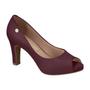 Imagem de Sapato Vizzano 1840.300 Peep Toe scarpin bico aberto Salto Feminino