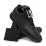 Imagem de Sapatos Masculinos Social Siroco Cardaço Preto + Carteira e Cinto