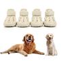 Imagem de Sapatos para cães, sandálias para cães DOGOYS, antiderrapantes, impermeáveis, 4 peças, bege