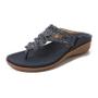 Imagem de Sapatos Vintage Confortáveis com Flores e Strass