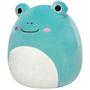 Imagem de Sapo azul-petróleo Squishmallows de 12 polegadas com pelúcia verde-menta