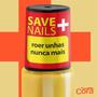 Imagem de Save Nails Roer Unhas Nunca Mais 9ml - Cora