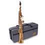 Imagem de Sax Soprano Reto Dominante Bb Dourado Com Semi Case - 16462