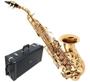 Imagem de Saxofone Soprano Curvo Laqueado + Case Sp508 Eagle Envio 24h