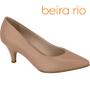 Imagem de  Scarpin Beira Rio Salto Médio Clássico Bico Fino Feminino Napa Turim Conforto