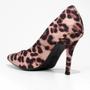 Imagem de Scarpin Casual Vizzano Animal Print Onça Salto Alto Feminino - Onça