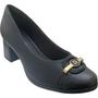 Imagem de Scarpin Danubia Salto Bloco Conforto Joanete 654030 Piccadilly  Preto