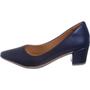 Imagem de Scarpin Feminino 41,42,43 Sapato Social Confort Salto Baixo Grosso Casual